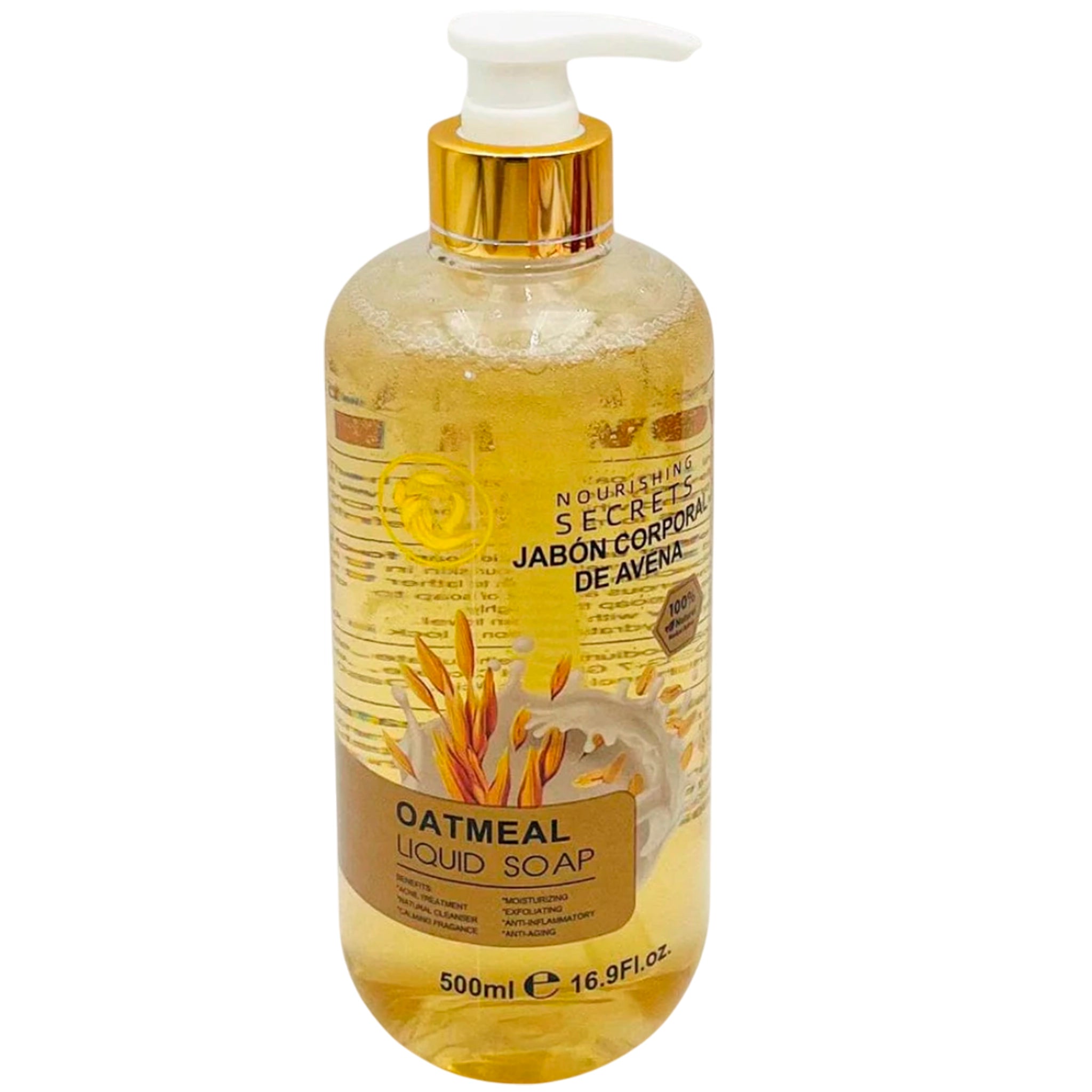 JABÓN LIQUIDO DE AVENA SIMPLY BELLA